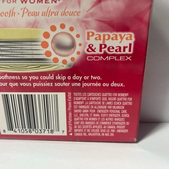 Schick Quattro Women Ultra Smooth Papaya Razor Blades Refills - Picture 11 of 13